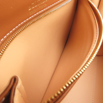 DELVAUX デルヴォー ブリヨンPM ハンドバッグ キャンバスxレザー ナチュラル タン レディース/353335【未使用】