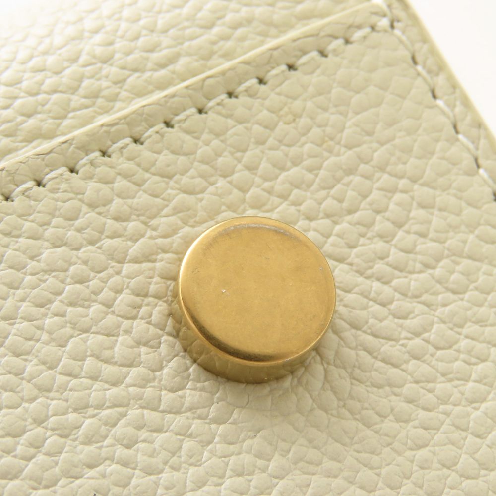 YVES SAINT LAURENT イヴ サンローラン ダウンタウンベイビー 635346 2Way ハンドバッグ レザー アイボリー レディース/353336【中古】
