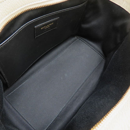 YVES SAINT LAURENT イヴ サンローラン ダウンタウンベイビー 635346 2Way ハンドバッグ レザー アイボリー レディース/353336【中古】