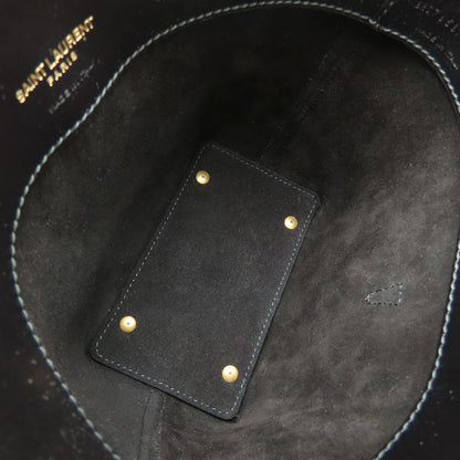 YVES SAINT LAURENT イヴ サンローラン LE 37 ミニ ショルダーバッグ BRS765870 2Way シャイニーレザー ブラック レディース/353337【中古】