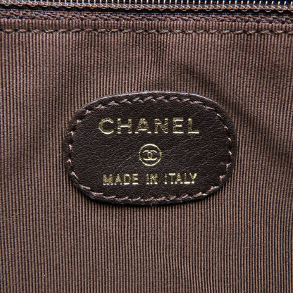 CHANEL シャネル ショルダーバッグ レザー ブロンズ レディース/353338【中古】