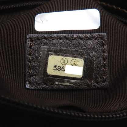 CHANEL シャネル ショルダーバッグ レザー ブロンズ レディース/353338【中古】