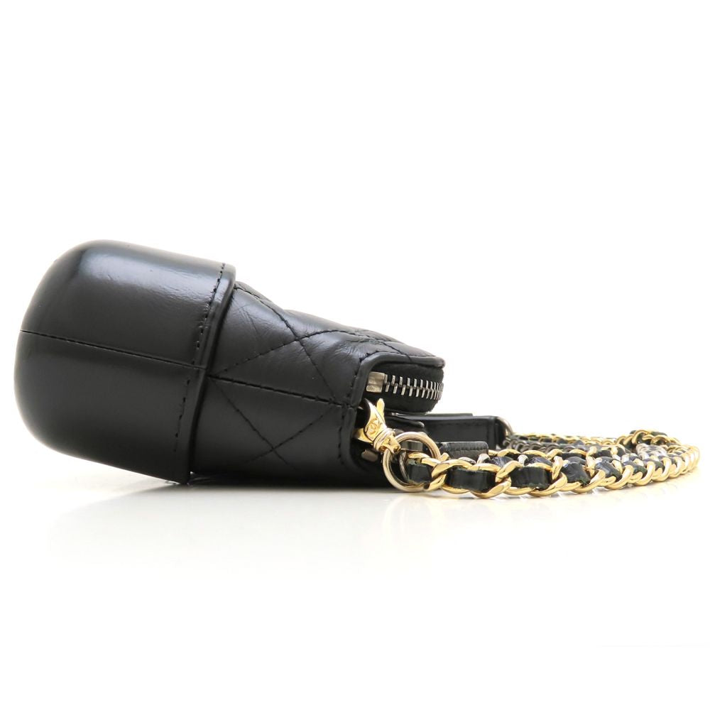 CHANEL シャネル ガブリエル ドゥ シャネル ヴィンテージカーフ チェーンウォレット A94505 ショルダーバッグ レザー ブラック レディース/353339【中古】