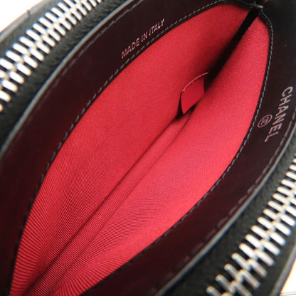 CHANEL シャネル ガブリエル ドゥ シャネル ヴィンテージカーフ チェーンウォレット A94505 ショルダーバッグ レザー ブラック レディース/353339【中古】