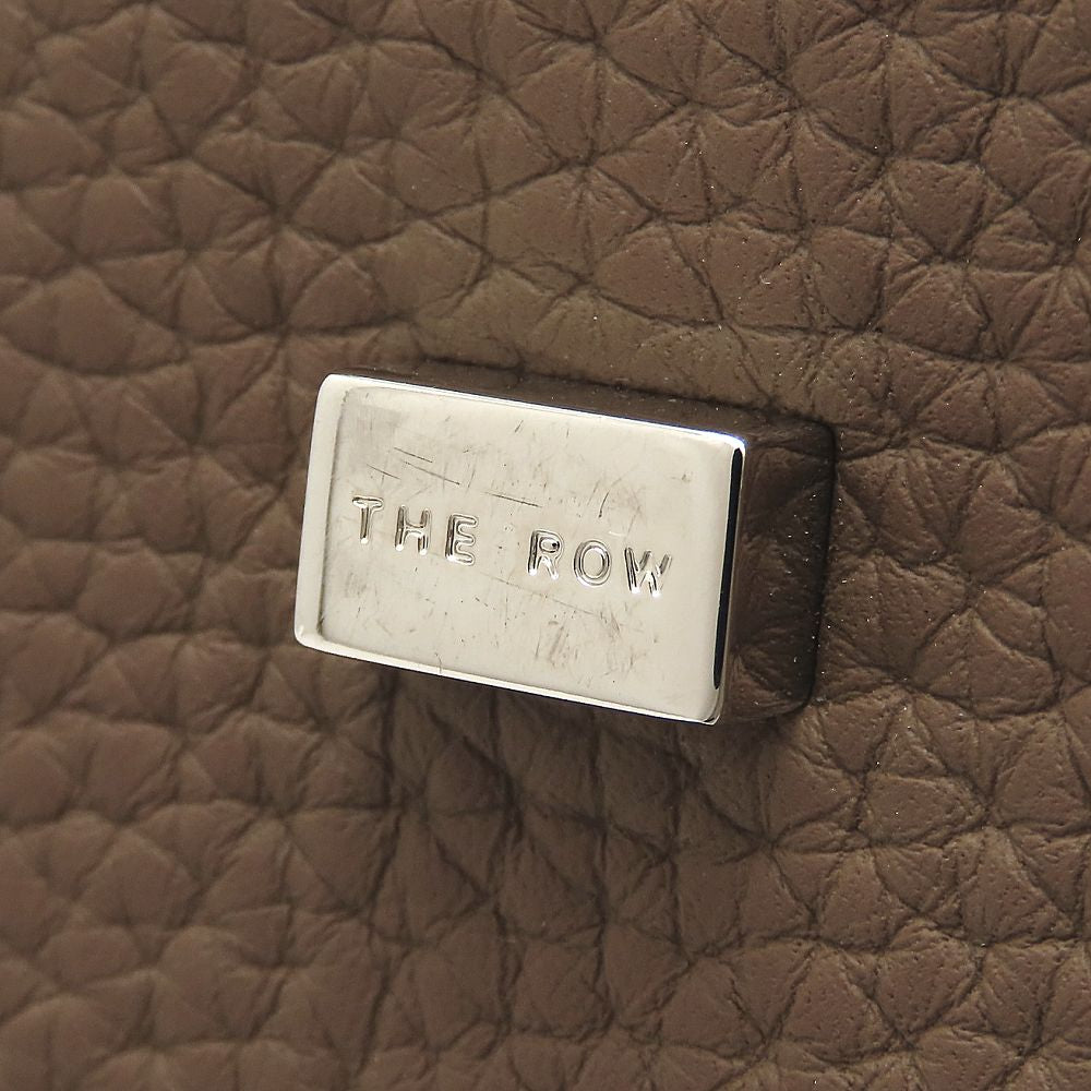 THE ROW ザ・ロウ Soft Margaux ソフト マルゴー 17 トートバッグ グレインレザー ダークオリーブ(推定) レディース/353341【中古】