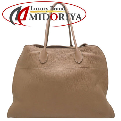 THE ROW ザ・ロウ Soft Margaux ソフト マルゴー 17 トートバッグ グレインレザー ダークオリーブ(推定) レディース/353341【中古】