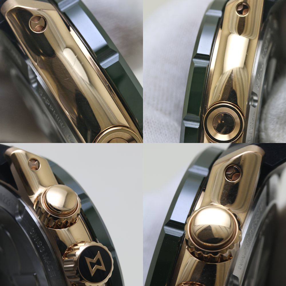 EDOX エドックス クロノオフショア1 クロノグラフ クォーツ 10221-37RV5-VIR5-S 限定【2021年購入】ステンレススチールxラバー メンズ /39848【中古】【腕時計】