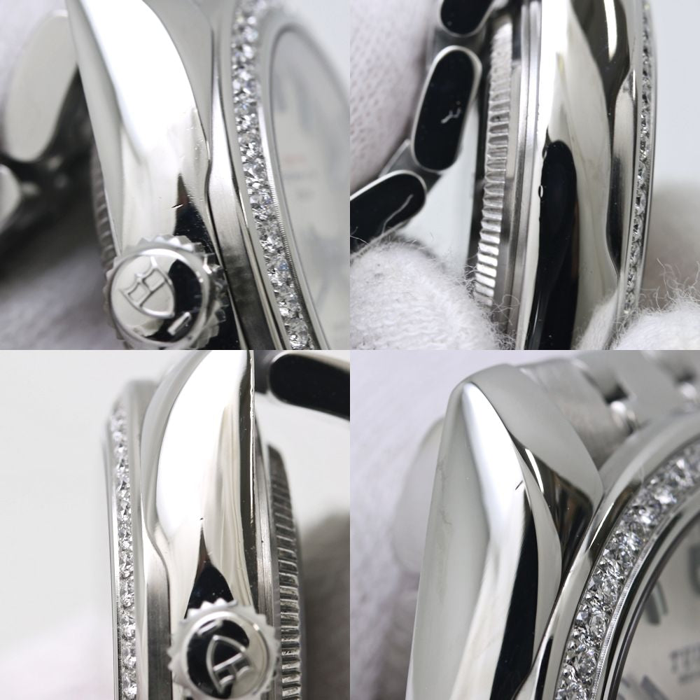 腕時計 レディース TUDOR チュードル クラシック コレクション ベゼルダイヤモンド M22020-0004【オーバーホール済/磨き済】ステンレススチール /40035【中古】