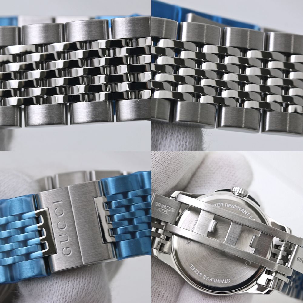 腕時計 レディース GUCCI グッチ Ｇタイムレス 12Pダイヤモンド シェル YA126504 126.5【磨き済/電池交換済】ステンレススチール /40043【中古】