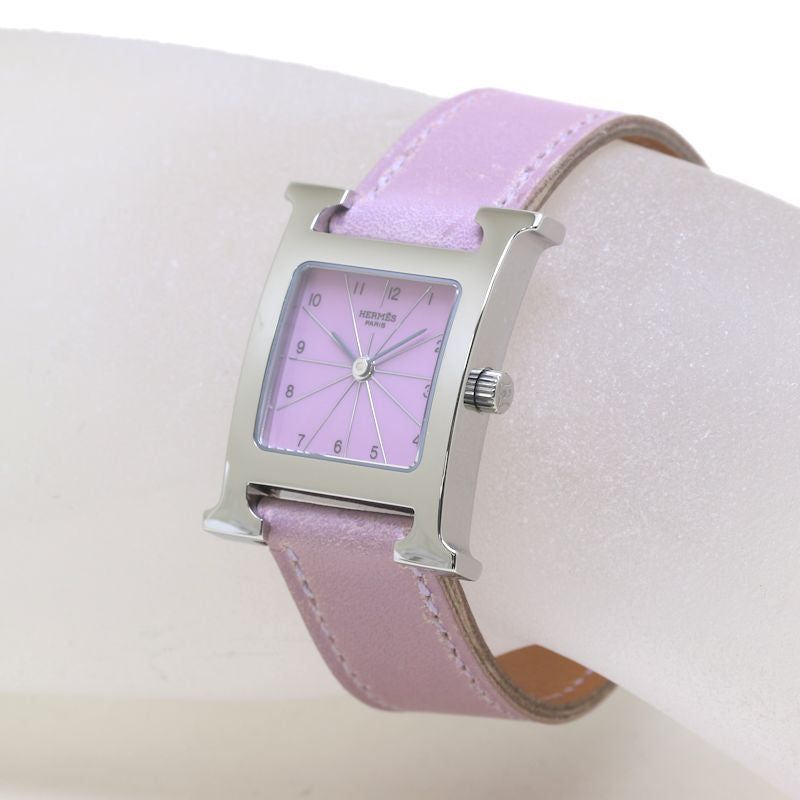 腕時計 レディース HERMES エルメス Ｈウォッチ HH1.210.531/NMV 【電池交換済】 ステンレススチール/40055【中古】
