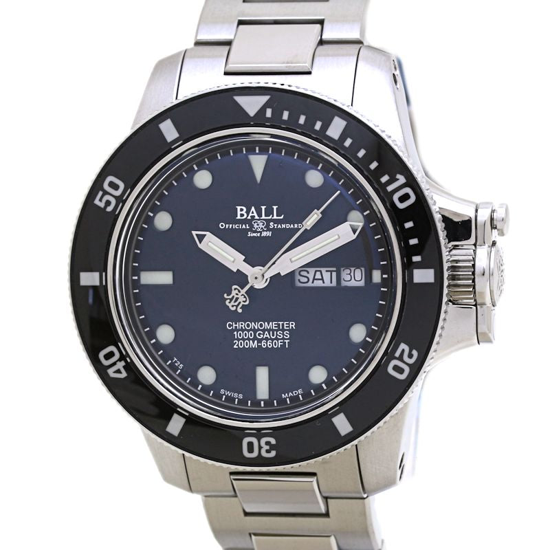 BALLWATCH ボールウォッチ エンジニア ハイドロカーボンオリジナル DM2118B-S1CJ-BK 【磨き済】【中古】 腕時計 メンズ ステンレススチール/40107