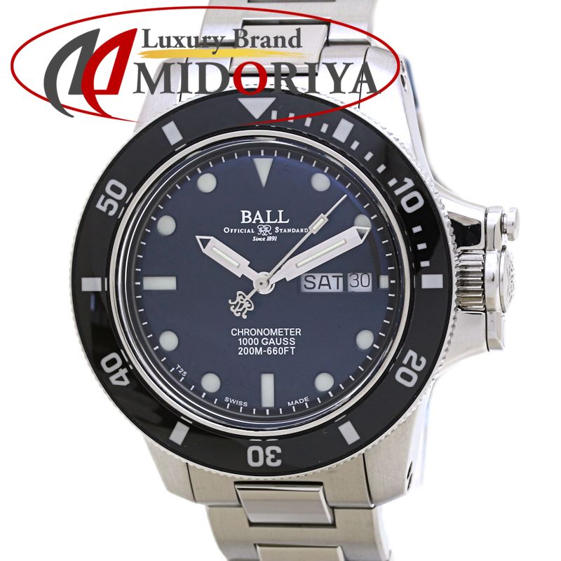 BALLWATCH ボールウォッチ エンジニア ハイドロカーボンオリジナル DM2118B-S1CJ-BK 【磨き済】【中古】 腕時計 メンズ ステンレススチール/40107