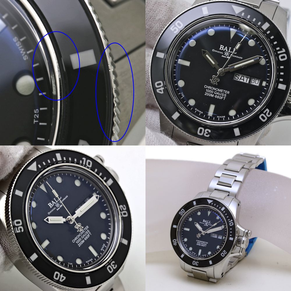 BALLWATCH ボールウォッチ エンジニア ハイドロカーボンオリジナル DM2118B-S1CJ-BK 【磨き済】【中古】 腕時計 メンズ ステンレススチール/40107