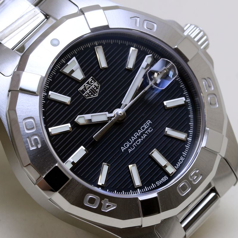 TAG HEUER タグホイヤー アクアレーサー キャリバー９ WBD2310.BA0740【2022年購入/保護フィルム付】【未使用】 腕時計 レディース ステンレススチール/40124