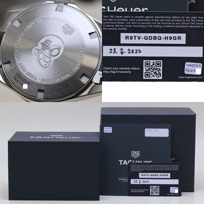 TAG HEUER タグホイヤー アクアレーサー キャリバー９ WBD2310.BA0740【2022年購入/保護フィルム付】【未使用】 腕時計 レディース ステンレススチール/40124