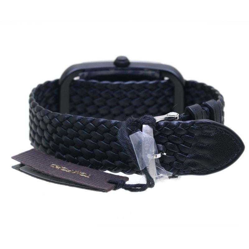 TOM FORD トムフォード N.003 ブラッシュド TF0120256685 TFT003004 【電池交換済】【中古】腕時計 メンズ ステンレススチールx牛革 /40143