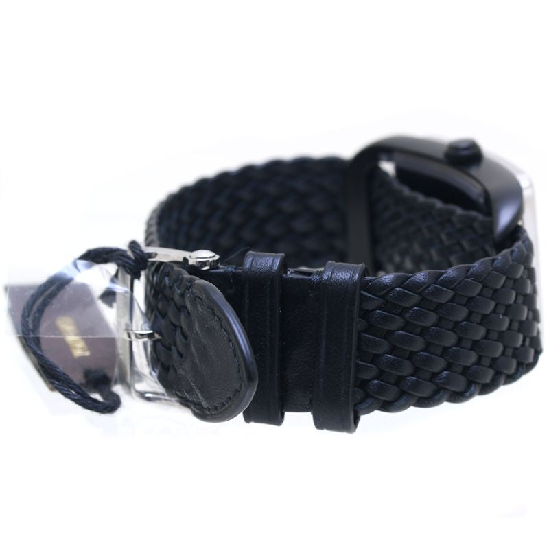 TOM FORD トムフォード N.003 ブラッシュド TF0120256685 TFT003004 【電池交換済】【中古】腕時計 メンズ ステンレススチールx牛革 /40143