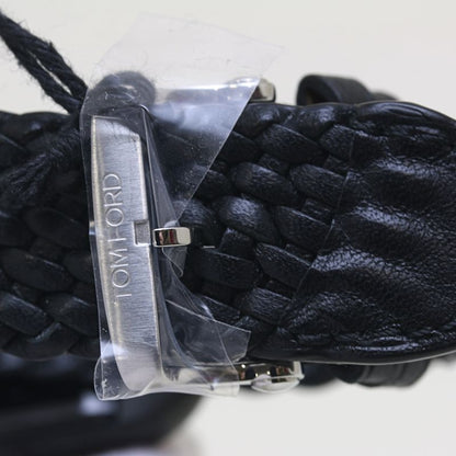 TOM FORD トムフォード N.003 ブラッシュド TF0120256685 TFT003004 【電池交換済】【中古】腕時計 メンズ ステンレススチールx牛革 /40143