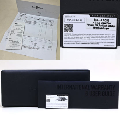 Bell＆Ross ベル＆ロス BR-03 パトルイユ・ド・フランス 70周年記念 世界限定999本 BR0392-PAF7-CE/SCA BR03-92-CBL【2024年購入】【中古】腕時計 メンズ セラミックx牛革 /40151