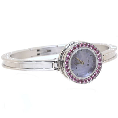 BVLGARI ブルガリ B.zero1 ビーゼロワン ロードライトガーネット パープルシェル BZ22C2SRS BZ22S Mサイズ【磨き済/電池交換済】【中古】腕時計 レディース ステンレススチール /40214