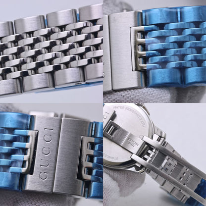 GUCCI グッチ Ｇタイムレス ベゼルダイヤモンド 12Pダイヤモンド YA126508 126.5 【磨き済/電池交換済】【中古】腕時計 レディース ステンレススチール /40218