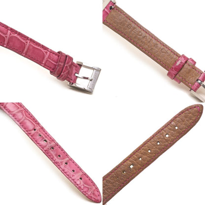 BEDAT&Co ベダ＆カンパニー No.3 ロングトノー ベゼルダイヤモンド 384.030.600 【オーバーホール済/磨き済】【中古】腕時計 レディース ステンレススチールx牛革 /40220