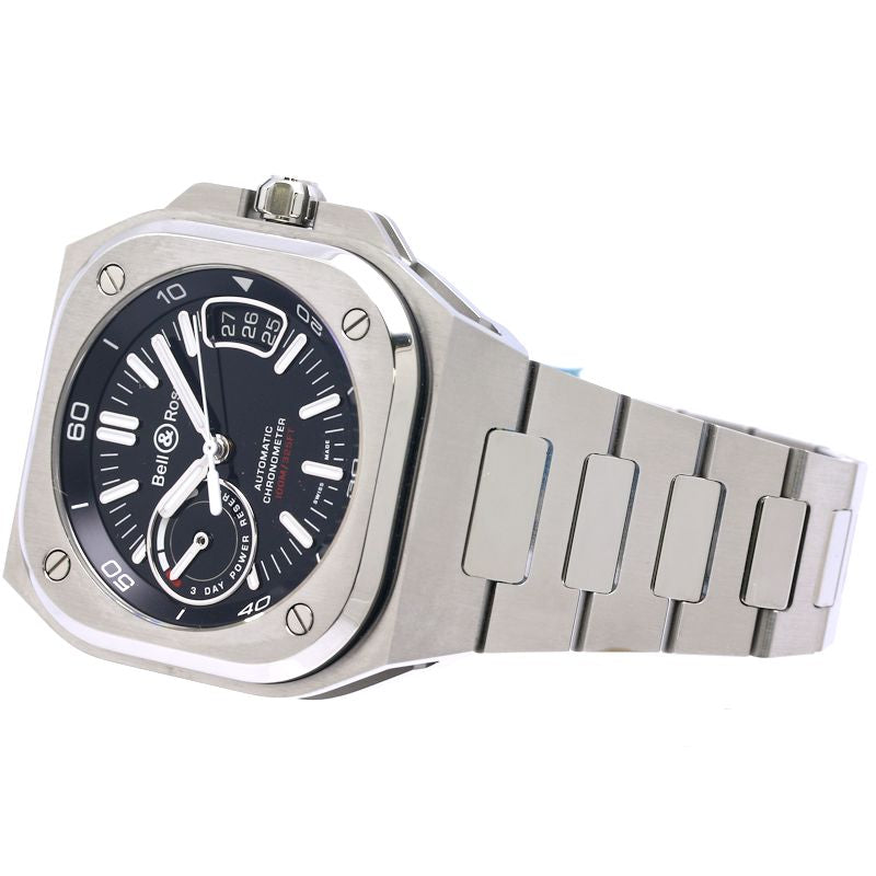 Bell＆Ross ベル＆ロス BR-X5 ブラック スティール BRX5R-BL-ST/SST 【2025年購入】【未使用】腕時計 メンズ ステンレススチール /40275