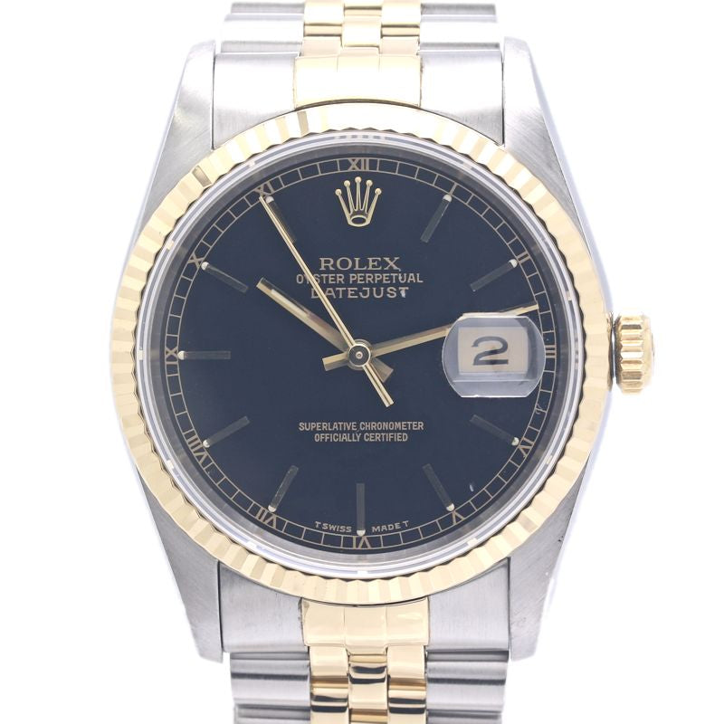 ROLEX ロレックス デイトジャスト 16233【中古】腕時計 メンズ K18YG イエローゴールドxステンレススチール /40303