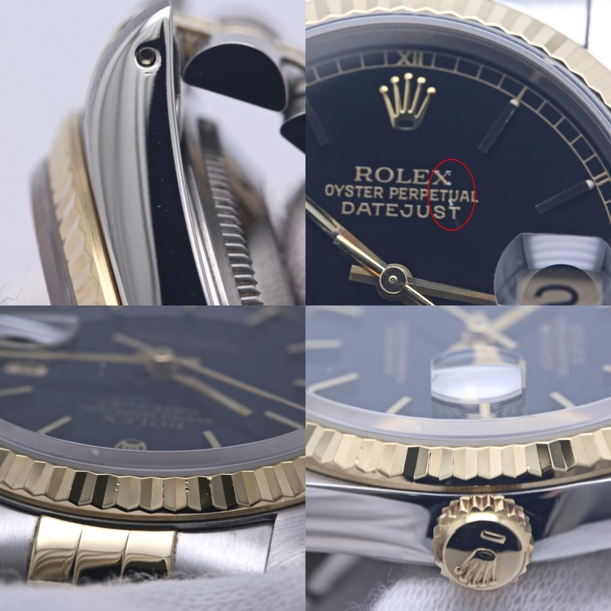 ROLEX ロレックス デイトジャスト 16233【中古】腕時計 メンズ K18YG イエローゴールドxステンレススチール /40303