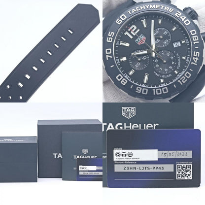 TAG HEUER タグホイヤー フォーミュラ1 クロノグラフ CAZ1010.FT8024 【電池交換済】【中古】腕時計 メンズ ステンレススチールxラバー /40337