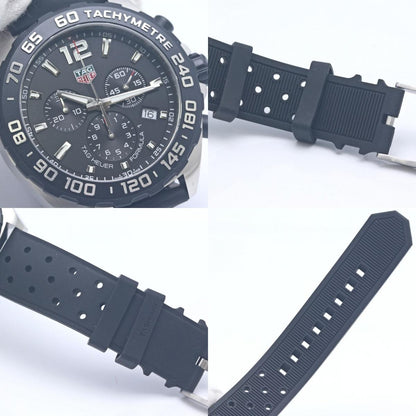 TAG HEUER タグホイヤー フォーミュラ1 クロノグラフ CAZ1010.FT8024 【電池交換済】【中古】腕時計 メンズ ステンレススチールxラバー /40337