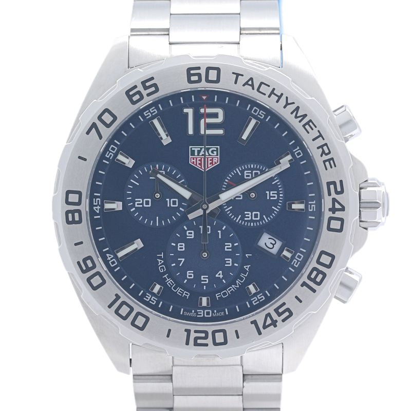 TAG HEUER タグホイヤー フォーミュラ1 クロノグラフ CAZ101K.BA0842 【2023年購入/電池交換済】【中古】腕時計 メンズ ステンレススチール /40383