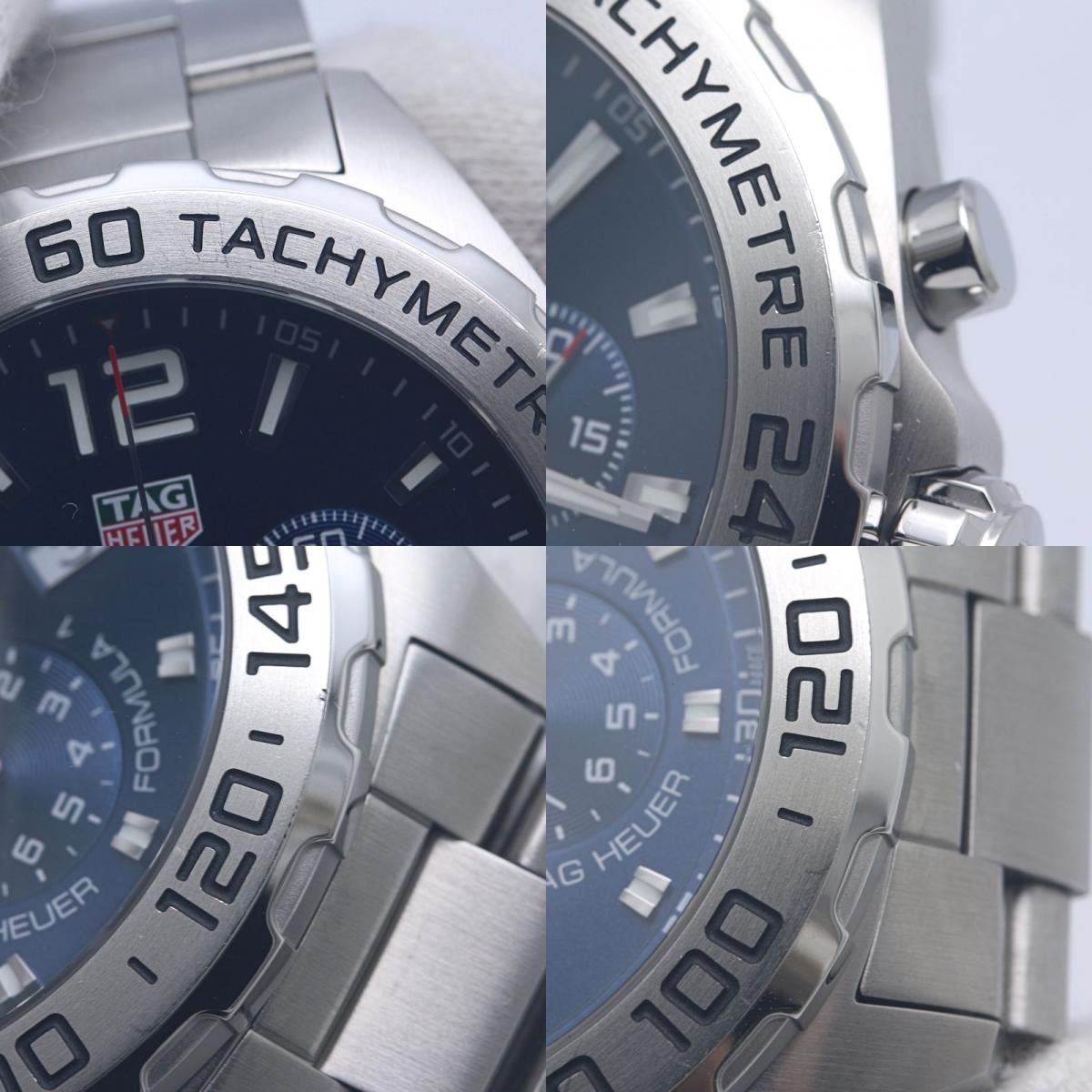 TAG HEUER タグホイヤー フォーミュラ1 クロノグラフ CAZ101K.BA0842 【2023年購入/電池交換済】【中古】腕時計 メンズ ステンレススチール /40383