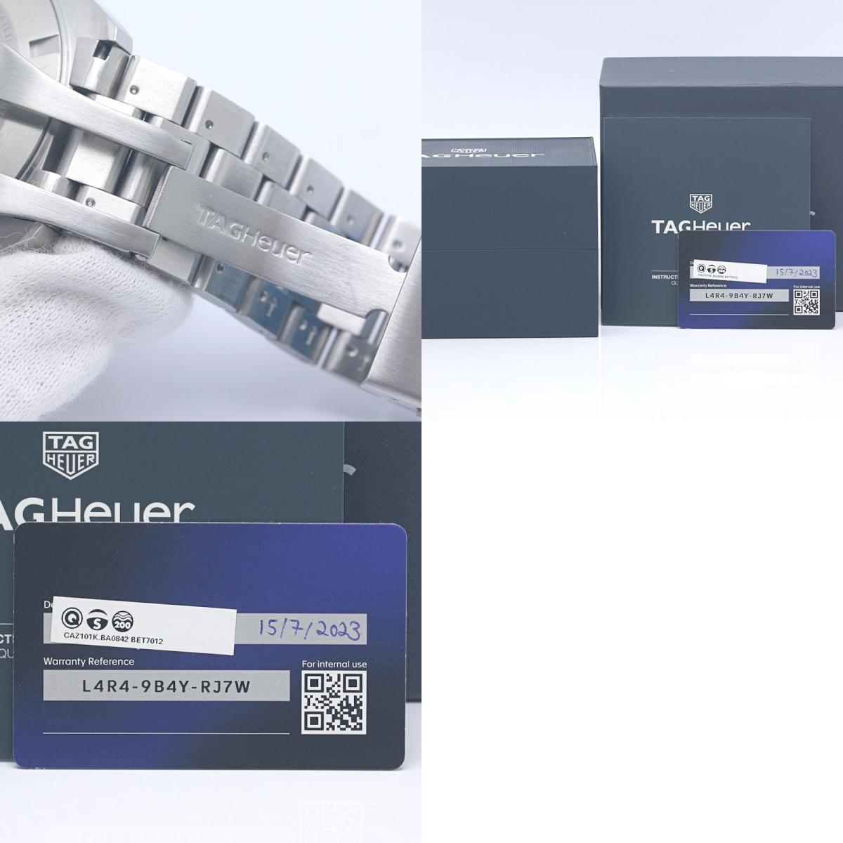 TAG HEUER タグホイヤー フォーミュラ1 クロノグラフ CAZ101K.BA0842 【2023年購入/電池交換済】【中古】腕時計 メンズ ステンレススチール /40383