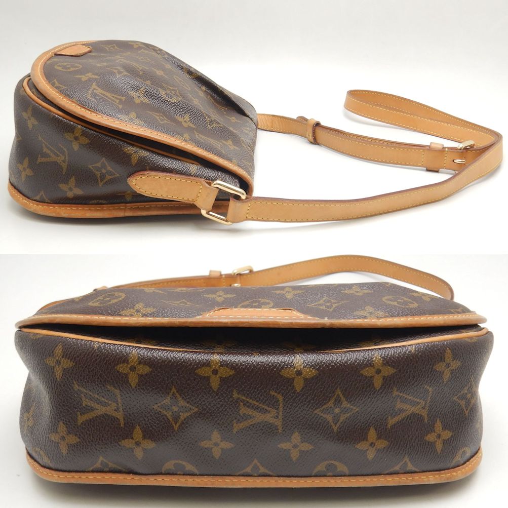 LOUIS VUITTON ルイヴィトン モノグラム メニルモンタンPM M40474 ショルダーバッグ ブラウン/450316【中古】