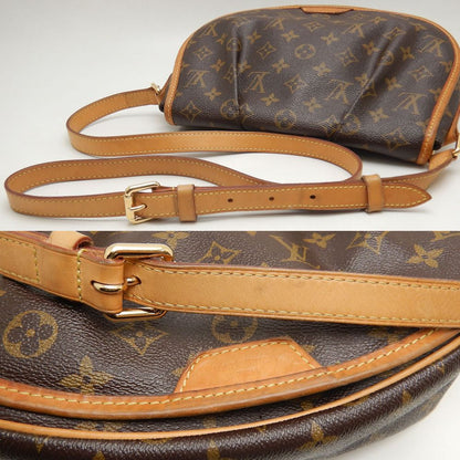 LOUIS VUITTON ルイヴィトン モノグラム メニルモンタンPM M40474 ショルダーバッグ ブラウン/450316【中古】