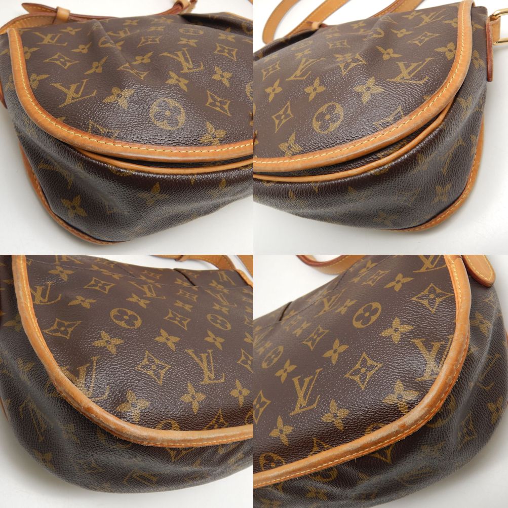 LOUIS VUITTON ルイヴィトン モノグラム メニルモンタンPM M40474 ショルダーバッグ ブラウン/450316【中古】