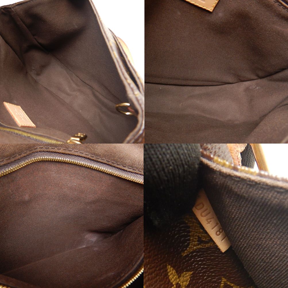 LOUIS VUITTON ルイヴィトン モノグラム メニルモンタンPM M40474 ショルダーバッグ ブラウン/450316【中古】