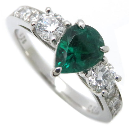 リング 指輪 エメラルド0.75ct ダイヤモンド0.53ct 12号 Pt900プラチナ レディース/63956【中古】【FJ】