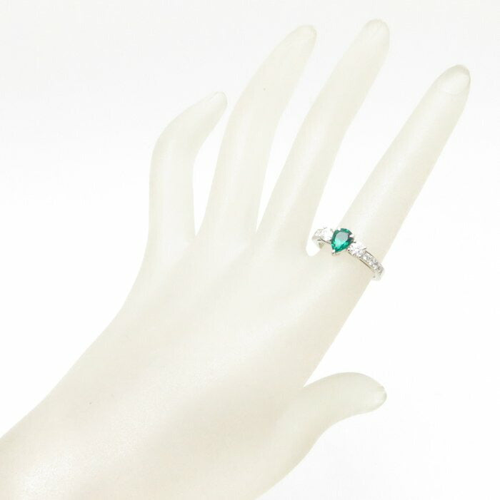 リング 指輪 エメラルド0.75ct ダイヤモンド0.53ct 12号 Pt900プラチナ レディース/63956【中古】【FJ】