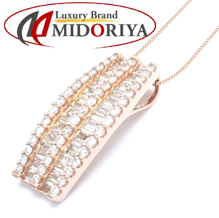 ダイヤモンド ネックレス ダイヤモンド1.50ct K18PG ピンクゴールド / 74724【中古】【FJ】