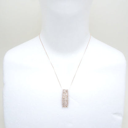 ダイヤモンド ネックレス ダイヤモンド1.50ct K18PG ピンクゴールド / 74724【中古】【FJ】