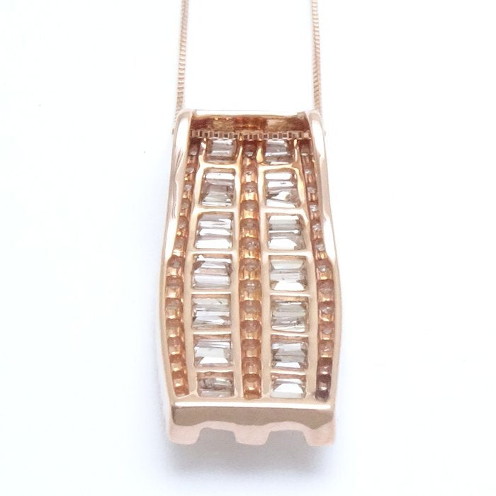 ダイヤモンド ネックレス ダイヤモンド1.50ct K18PG ピンクゴールド / 74724【中古】【FJ】
