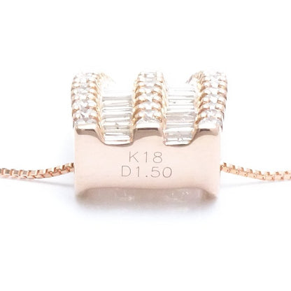 ダイヤモンド ネックレス ダイヤモンド1.50ct K18PG ピンクゴールド / 74724【中古】【FJ】