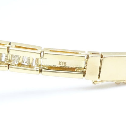 ダイヤモンド チョーカー ネックレス テーパーカットダイヤモンド 40ct前後 K18YG イエローゴールド / 74821【中古】【FJ】