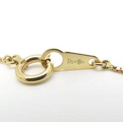 ハート ネックレス ダイヤモンド0.10ct K18YG イエローゴールド レディース/76463【中古】【FJ】