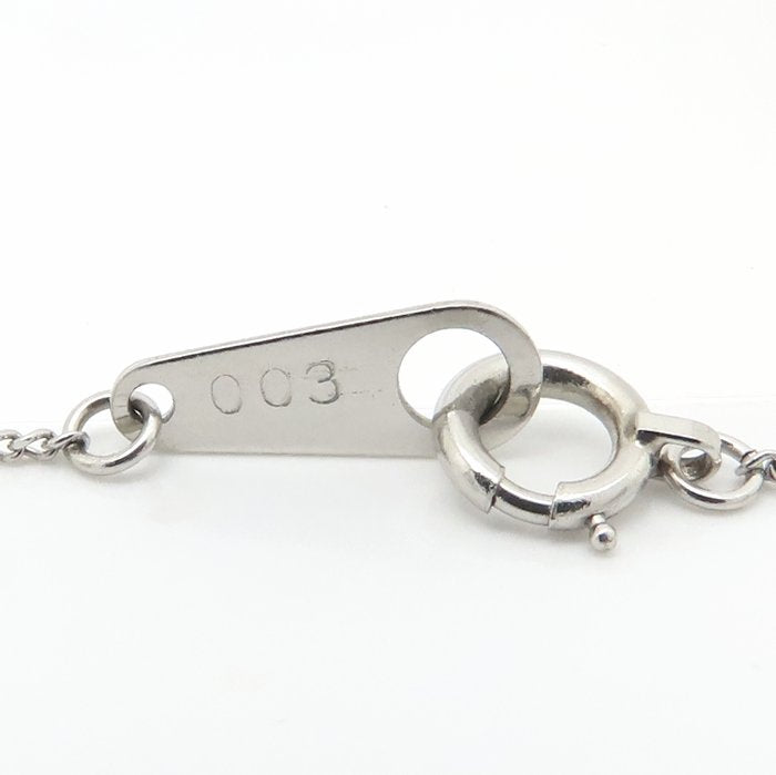 ダイヤモンド ネックレス ダイヤモンド0.03ct Pt850プラチナ レディース/76471【中古】【FJ】